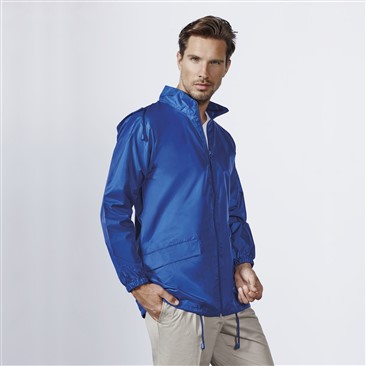 Casaco Corta-vento 100% poliéster 