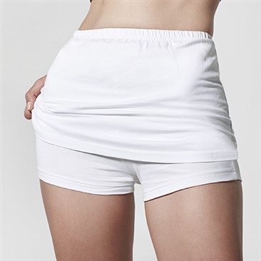 Saia calção com cintura elástica 220 g/m²